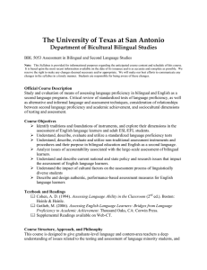 BBL 5053 - utsa - The University of Texas at San Antonio