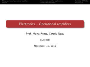 Operational amplifiers