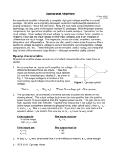 Operational Amplifiers Op