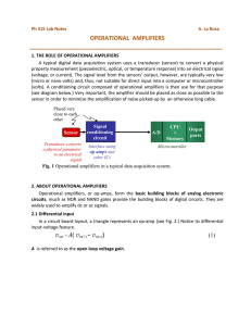 OPERATIONAL AMPLIFIERS