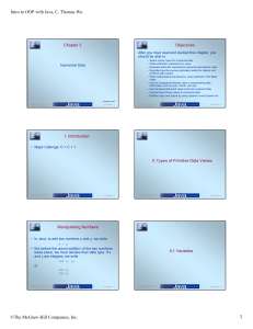 Intro to OOP with Java, C. Thomas Wu ©The McGraw