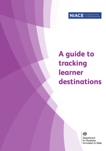 A guide to tracking learner destinations