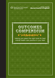 Outcomes Compendium - UK Government Web Archive