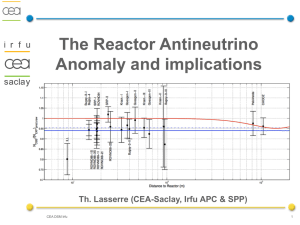The Reactor Antineutrino Anomaly and implications - Irfu