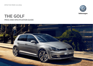 Golf GTE price list