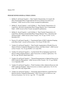 January 2012 PEER REVIEWED JOURNAL PUBLICATIONS 1