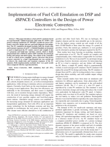 Implementation of Fuel Cell Emulation on DSP and dSPACE