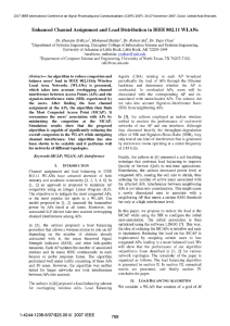 Enhanced Channel Assignment and Load Distribution in IEEE