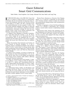 Guest Editorial Smart Grid Communications