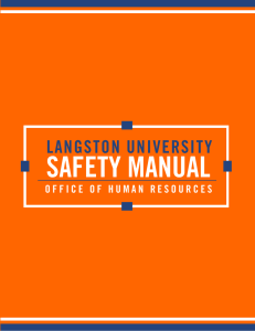 Risk Management Safety Manual
