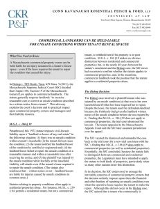 Commercial Landlords Can Be Held Liable For Unsafe Conditions