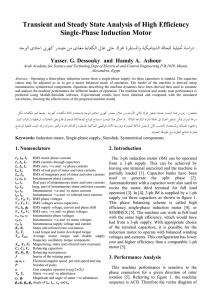 “Transient and steady state analysis of high efficiency single phase