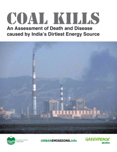 Coal Kills - Greenpeace