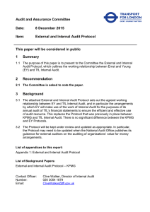 Audit and Assurance Committee Date: 8 December 2015 Item