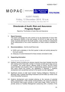 AUDIT PANEL Friday, 12 December 2014, 10 a.m.