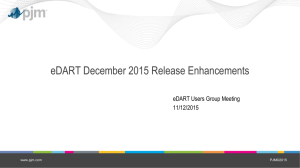 eDART December 2015 Release Enhancements