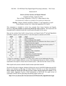 Fall 2016 EE 445S Real-Time Digital Signal Processing Laboratory