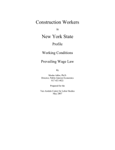Construction Workers New York State