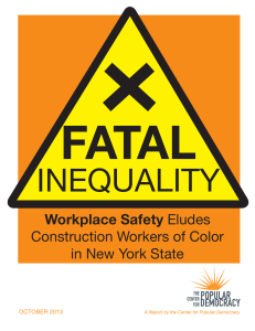 Workplace Safety Eludes Construction Workers of Color in New York