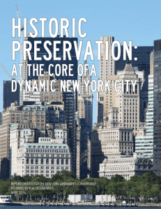 Historic Preservation: At the Core of a Dynamic New York City