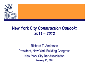 New York City Construction Outlook: 2004-2006