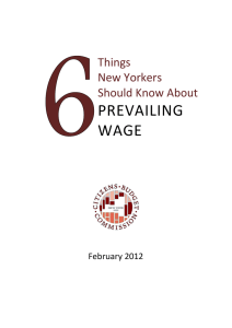 6 Things New Yorkers Should Know About Prevailing Wage