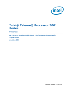 Intel® Celeron® Processors (formerly Apollo Lake)