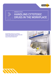 handling cytotoxic drugs in the workplace