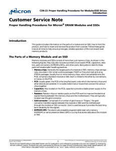 Proper Handling Procedures for Modules