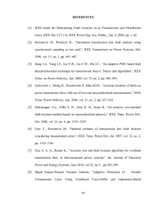 REFERENCES [1] IEEE Guide for Determining Fault