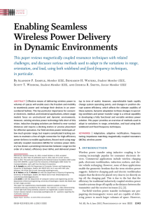 Enabling Seamless Wireless Power Delivery in
