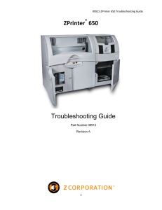 ZPrinter650 Troubleshooting Guide