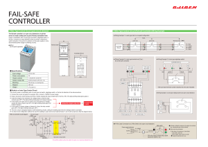 4-Wire Type Control Circuit (open circuit detector) Activates the