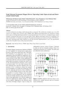 Fault Tolerant Permanent Magnet Drives: Operating Under Open