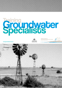 BROCHURE: Industry training - National Centre for Groundwater