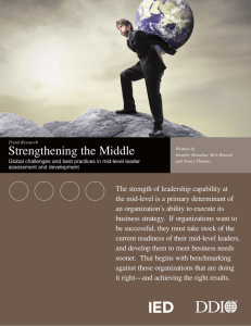 Strengthening The Middle
