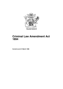 Criminal Law Amendment Act 1894