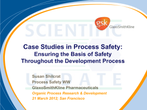 Case Studies in Process Safety