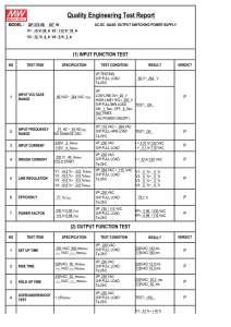 Quality Engineering Test Report