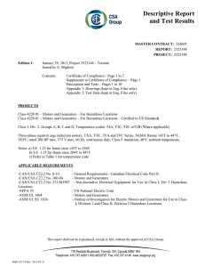 Report class1 division2 - Nema premium