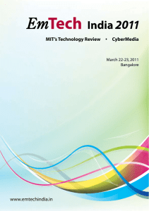 Innovation Live! - MIT Technology Review