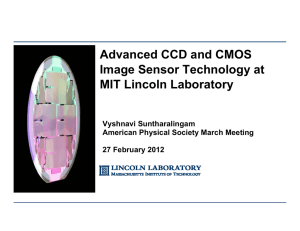 Advanced CCD and CMOS Image Sensor Technology at MIT