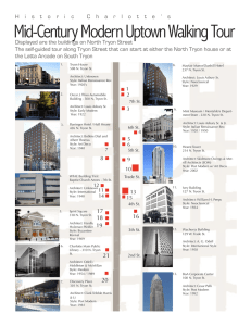 Mid-Century Modern Uptown Walking Tour