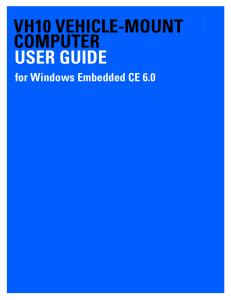 VH10 Vehicle-Mount Computer User Manual