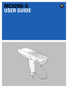 MC92N0-G User Guide - Portable Technology Solutions