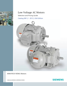 Low Voltage AC Motors