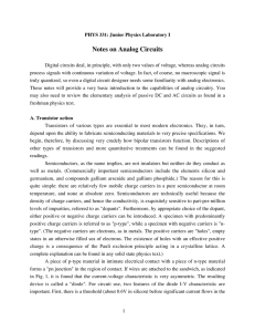 Notes on Analog Circuits