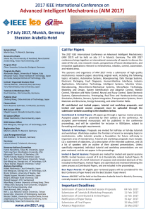 IEEE International Conference on Advance Intelligent Mechatronics