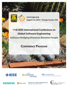 11th IEEE International Conference on Global Software Engineering