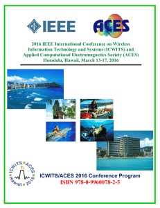ACES 2016 Conference Program - ACES